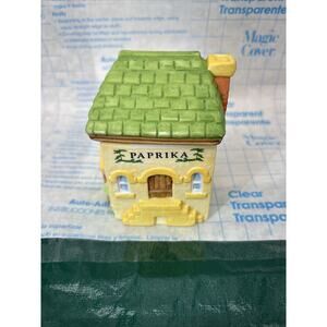 Plus Pro Division 1994 Spice Jar House Ceramic Village Paprika Country Kitchens